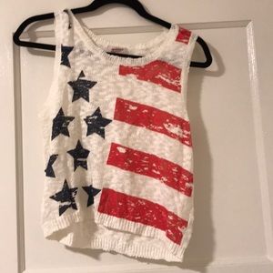 American Flag Tank Top